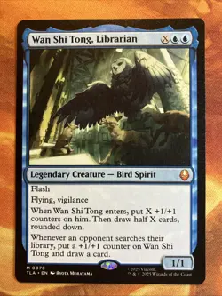 MTG Wan Shi Tong, Librarian Avatar: The Last Airbender Blue Mythic Near-Mint!! - Image 1
