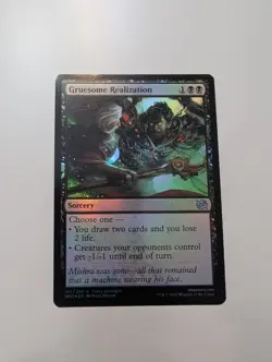 MTG - Gruesome Realization (Foil) - The Brothers' War (BRO) NM/M Condition - Image 1