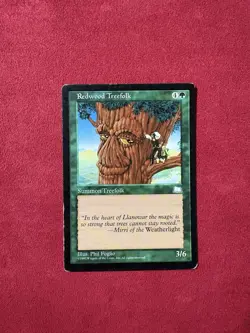 Redwood Treefolk - Weatherlight Vintage Magic The Gathering MTG Classic - Image 1