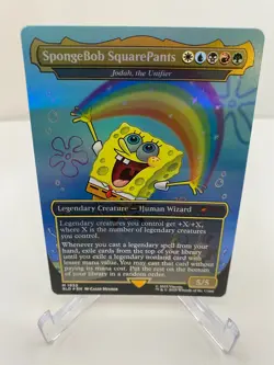 MTG SpongeBob SquarePants (Jodah, the Unifier) FOIL - Secret Lair X SpongeBob - Image 1
