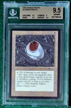Aladdin's Ring - Arabian Nights - MTG - BGS 9.5. Gem Mint. - Image 1