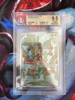 Pokemon Shuckle IR Mega Evolution Gem Mint Bgs 9.5 - Image 1