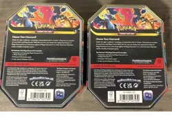Pokemon TCG - Mega Charizard ex Tin X and Y (Set of 2 Tins) - Brand New Sealed - Image 3