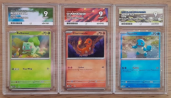 Pokemon 151 Promo's -Bulbasaur -Charmander -Squirtle - Ace 9 MINT! - Image 1