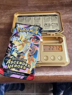 VERY HEAVY 22.72g Mega Evolution Ascended Heroes Sealed Pokemon Booster Pack - Image 1
