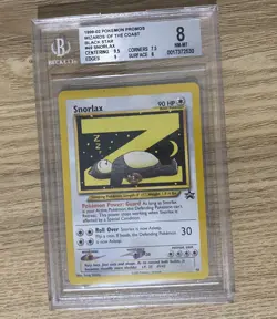 Snorlax Z #49 WOTC BECKETT 8 - Black star promo Pokemon - Image 1