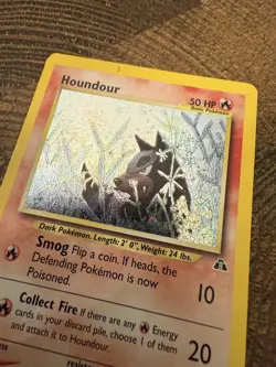 Houndour – Neo Discovery (5/75) 1995–2001 Wizards era Pokemon holo Rare - Image 3