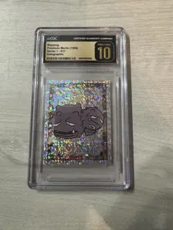 Merlin Weezing Pokemon Series 1 1998 Holographic S17 CGC Pristine 10 - Image 1