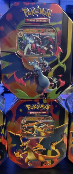 2 Pokemon TCG Mega Charizard X + Y ex of Tin Bundle Sealed New LOT- - Image 2