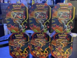 2 Pokemon TCG Mega Charizard X + Y ex of Tin Bundle Sealed New LOT- - Image 3