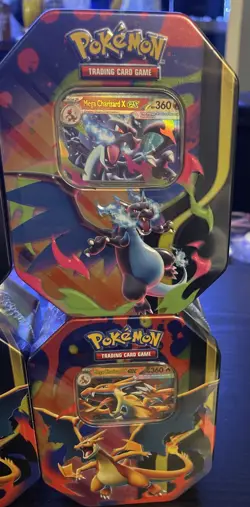 2 Pokemon TCG Mega Charizard X + Y ex of Tin Bundle Sealed New LOT- - Image 4