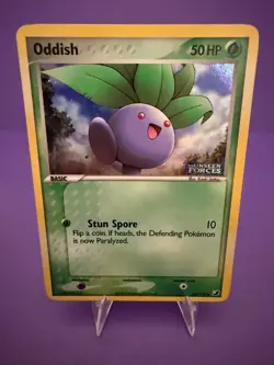 🔥 2005 Pokemon EX Unseen Forces Oddish Reverse Holo #64/115 NM+ Stamped WOTC 🔥 - Image 1