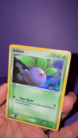 🔥 2005 Pokemon EX Unseen Forces Oddish Reverse Holo #64/115 NM+ Stamped WOTC 🔥 - Image 2
