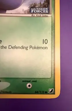 🔥 2005 Pokemon EX Unseen Forces Oddish Reverse Holo #64/115 NM+ Stamped WOTC 🔥 - Image 5