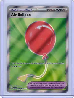 Air Balloon 166/132 Ultra Rare Full Art Pokemon TCG Mega Evolution NM - Image 1