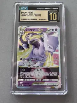 CGC 10 PRISTINE Pokemon Mewtwo 051/172 VSTAR Universe S12a Japanese RRR Holo - Image 1