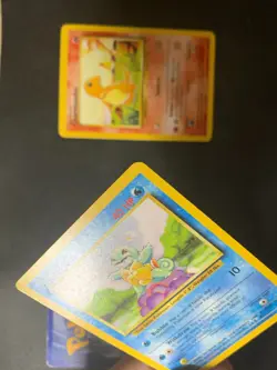 Charmander 46/102 + Bulbasaur 44/102 + Squirtle 63/102 Pokemon 1999 WOTC Common - Image 4