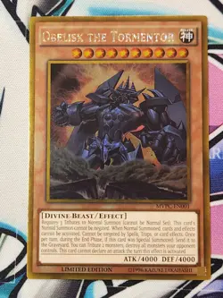 YUGIOH Obelisk The Tormentor MVPC-EN001 The Dark Side of Dimensions Movie Pack - Image 1