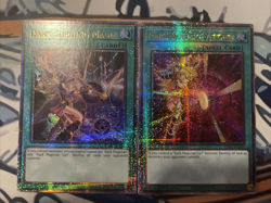 Yugioh Dark Burning Attack + Magic Quarter Century Secret Rare RA04 Near Mint - Image 1