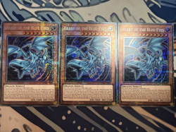 Yugioh Heart of the Blue-Eyes Starlight Rare MP25-EN013 x3 Near Mint - Image 1