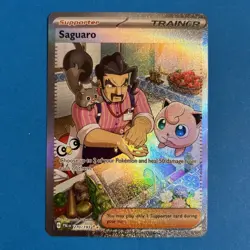 Pokemon TCG Card Saguaro 270/193 Special Illustration Rare Paldea Evolved - Image 1