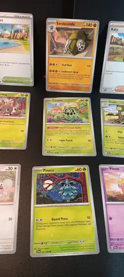 Lot Of 34 Pokemon Cards Scarlett & Violet Rare/Uncommon/Common #12 - Image 3