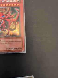 Yu-Gi-Oh Egyptian God Card Set Secret Rare Slifer GBI-001 Obelisk 002 Ra 003 - Image 5