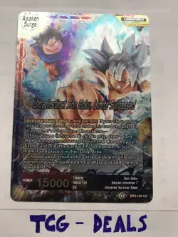 Ultra Instinct Son Goku Limits Surpassed BT9-100 UC FOIL Dragon Ball Super Card - Image 1