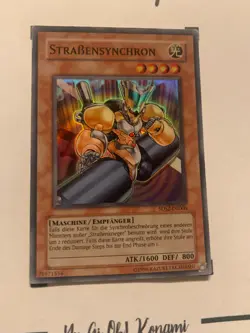STRAßENSYNCHRON - 5DS2-DE006 DEUTSCH YU-Gi-Oh! CARD SUPER RARE HOLO KONAMI TCG - Image 4
