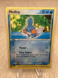 Pokemon TCG Mudkip Non-Holo Card 60/109 EX Ruby & Sapphire 2003 - Image 1