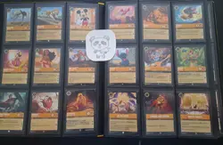 Disney Lorcana: THE FIRST CHAPTER Complete Set Non-Foil - All 204 Cards + Binder - Image 1