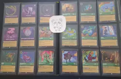 Disney Lorcana: THE FIRST CHAPTER Complete Set Non-Foil - All 204 Cards + Binder - Image 5
