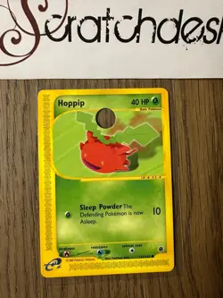 Pokemon E3 2002 Hole Punch Card Set - Expedition PICHU HOPPIP MANHOLE - Glossy - Image 4