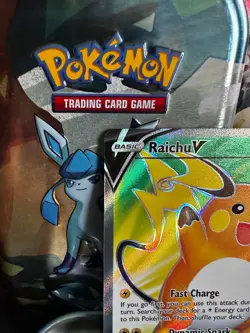 Pokemon TCG Raichu V 158/172 Brilliant Stars Holo Ultra Rare Card - Image 2