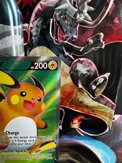 Pokemon TCG Raichu V 158/172 Brilliant Stars Holo Ultra Rare Card - Image 3