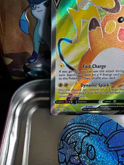 Pokemon TCG Raichu V 158/172 Brilliant Stars Holo Ultra Rare Card - Image 5