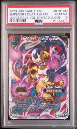 PSA10 Dragon Ball Super Card Game Language Version BT9-109 Relief Processing - Image 1