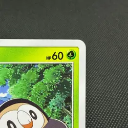 Rowlet 001/026 Ash Half Deck SMD 2017 HP60 Japanese Pokemon Card #54DB - Image 2