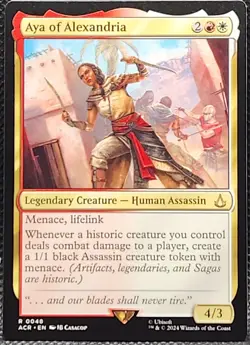 Aya of Alexandria #R0048 Assassin's Creed Regular Rare *Buy 2 Get 1 - Image 1