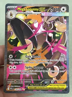Mega Lopunny ex 128/094 Pokemon Special Illustration Rare Phantasmal Flames SIR - Image 1