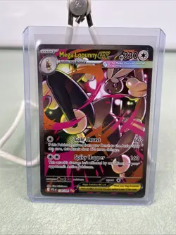 Mega Lopunny ex 128/094 Pokemon Special Illustration Rare Phantasmal Flames SIR - Image 2