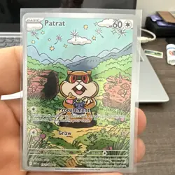 Pokemon Patrat - 152/086 SV: White Flare - English Illustration Rare IR NM Holo - Image 1