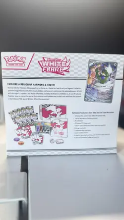 NEW SEALED Pokemon TCG WHITE FLARE ETB Elite Trainer Box - Image 2