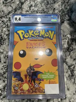 Pokemon The First Movie: Pikachu's Vacation #1 CGC 9.4 1998 - Image 1