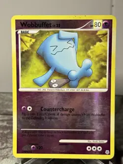 Wobbuffet - 41/130 - Pokemon Diamond & Pearl Reverse Holo Rare MP - Image 1