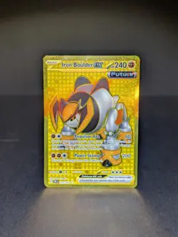 Pokemon: Iron Boulder ex 217/162 SV05: Temporal Forces Holo -NM- - Image 3