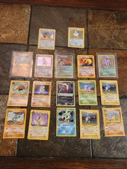 pokemon cards lot vintage 17 Cards - Image 1