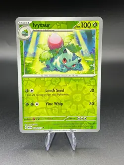 Pokemon TCG - Ivysaur Reverse Holo Uncommon - Scarlet & Violet 151 002/165 - Image 1
