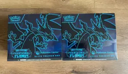 Pokemon TCG: Phantasmal Flames Pokemon Center Exclusive Elite Trainer Box (x2) - Image 1