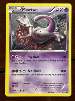 Pokemon XY Promo Mewtwo XY101 Holo LP - Image 1